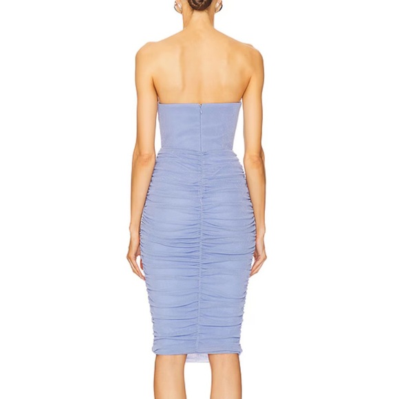 Michael Costello x REVOLVE India Midi Dress in Periwinkle XXS - Picture 3 of 3